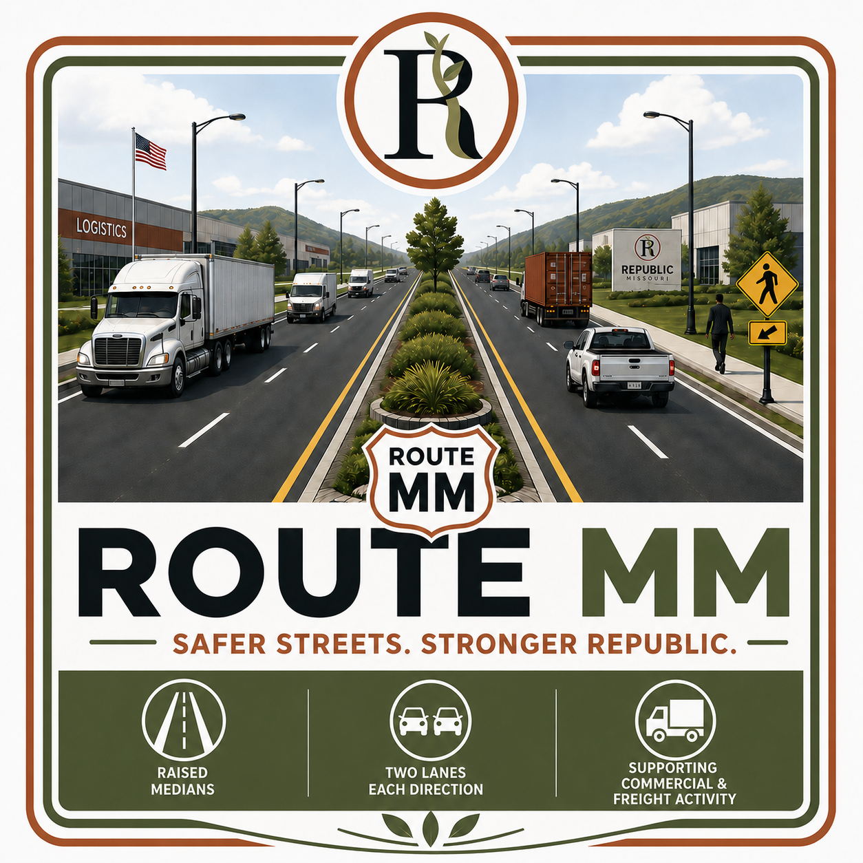Route MM SS4A Logo